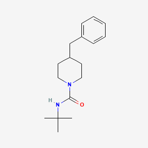 molecular formula C17H26N2O B5401686 4-benzyl-N-tert-butylpiperidine-1-carboxamide 