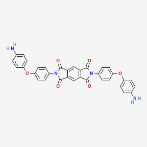 molecular formula C34H22N4O6 B5401705 N,N'-Bis[4-(4-aminophenoxy)phenyl]pyromellitic diimide 