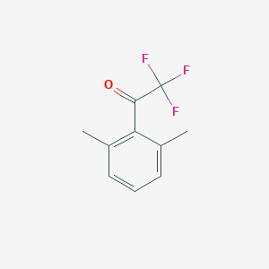 molecular formula C10H9F3O B054029 1-(2,6-Dimethylphenyl)-2,2,2-trifluoroethanone CAS No. 121456-63-1