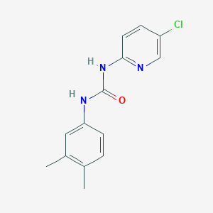 molecular formula C14H14ClN3O B5403585 1-(5-Chloropyridin-2-yl)-3-(3,4-dimethylphenyl)urea 
