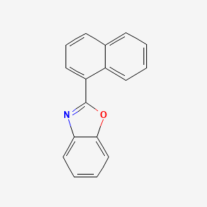 molecular formula C17H11NO B5405032 2-(1-Naphthyl)benzoxazole 