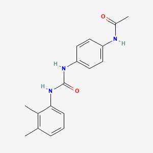 molecular formula C17H19N3O2 B5405425 N-(4-{[(2,3-dimethylphenyl)carbamoyl]amino}phenyl)acetamide 