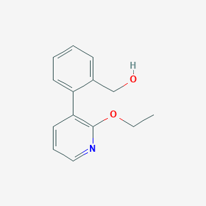 molecular formula C14H15NO2 B5405476 [2-(2-ethoxypyridin-3-yl)phenyl]methanol 