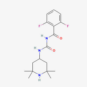 molecular formula C17H23F2N3O2 B5406551 N-(2,6-difluorobenzoyl)-N'-(2,2,6,6-tetramethyl-4-piperidyl)urea 