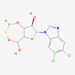(7R,8R)-7-(5,6-dichlorobenzimidazol-1-yl)-5a,7,8,8a-tetrahydro-5H-furo[3,2-e][1,4,2,3]dioxathiaphosphepine-5,8-diol
