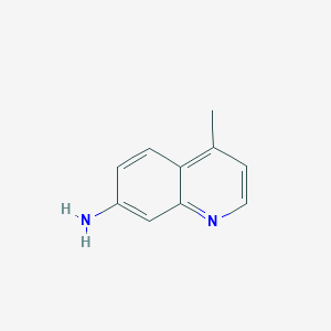 molecular formula C10H10N2 B054068 4-Methylquinolin-7-amine CAS No. 114058-79-6