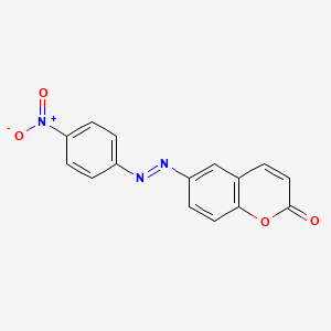 molecular formula C15H9N3O4 B5407097 Coumarine, 6-(4-nitrophenylazo)- 