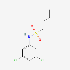 molecular formula C10H13Cl2NO2S B5407411 N-(3,5-dichlorophenyl)butane-1-sulfonamide 