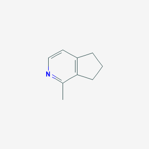 molecular formula C9H11N B054078 1-methyl-6,7-dihydro-5H-cyclopenta[c]pyridine CAS No. 121259-09-4