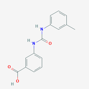 molecular formula C15H14N2O3 B5408723 3-[(3-TOLUIDINOCARBONYL)AMINO]BENZOIC ACID 