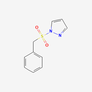 molecular formula C10H10N2O2S B5408743 1-(benzylsulfonyl)-1H-pyrazole 