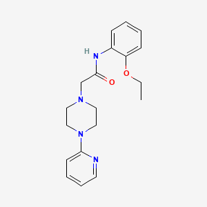 molecular formula C19H24N4O2 B5409046 N-(2-ethoxyphenyl)-2-[4-(pyridin-2-yl)piperazin-1-yl]acetamide 