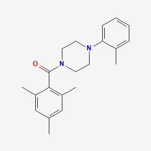 molecular formula C21H26N2O B5409257 MESITYL[4-(2-METHYLPHENYL)PIPERAZINO]METHANONE 