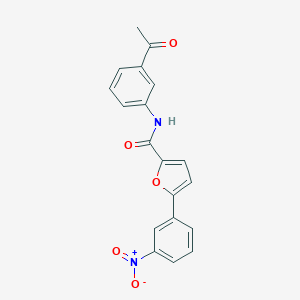 N-(3-acetylphenyl)-5-(3-nitrophenyl)furan-2-carboxamide