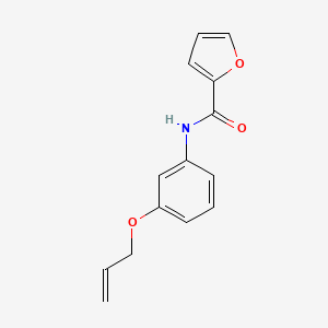 molecular formula C14H13NO3 B5410120 N-[3-(allyloxy)phenyl]-2-furamide 