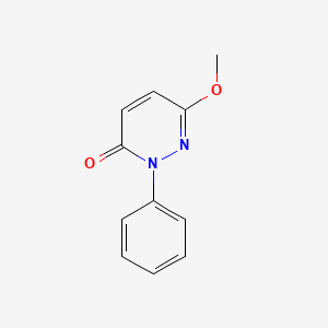 molecular formula C11H10N2O2 B5410254 6-methoxy-2-phenylpyridazin-3(2H)-one CAS No. 14634-50-5