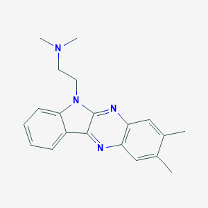 6H-Indolo(2,3-b)quinoxaline-6-ethanamine, N,N,2,3-tetramethyl-