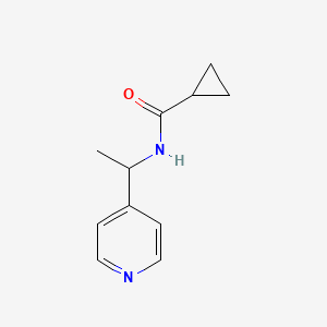 molecular formula C11H14N2O B5410990 N-(1-(pyridin-4-yl)ethyl)cyclopropanecarboxamide 
