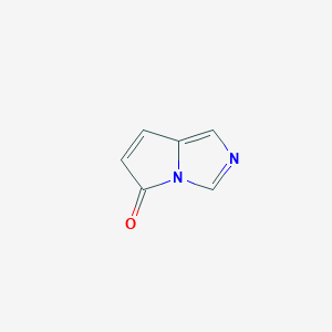 molecular formula C6H4N2O B054111 5H-Pyrrolo[1,2-c]imidazol-5-one CAS No. 111573-52-5
