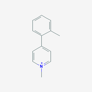 1-Methyl-4-(2-methylphenyl)pyridinium