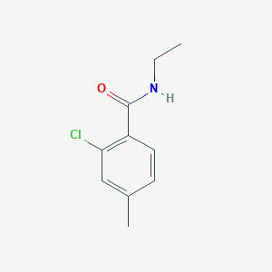 molecular formula C10H12ClNO B5412432 2-chloro-N-ethyl-4-methylbenzamide 