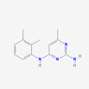 molecular formula C13H16N4 B5412730 N~4~-(2,3-dimethylphenyl)-6-methyl-2,4-pyrimidinediamine 