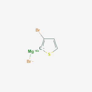 molecular formula C4H2Br2MgS B054133 3-Bromo-2-thienylmagnesium bromide CAS No. 119277-44-0