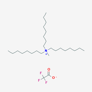 molecular formula C27H54F3NO2 B054141 Methyltrioctylammonium trifluoroacetate CAS No. 121107-16-2