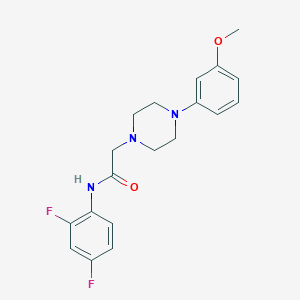 molecular formula C19H21F2N3O2 B5414234 N-(2,4-difluorophenyl)-2-[4-(3-methoxyphenyl)piperazin-1-yl]acetamide 
