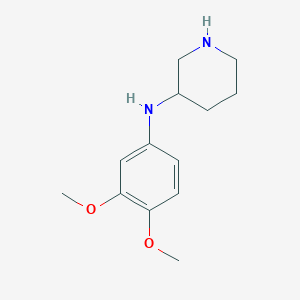 molecular formula C13H20N2O2 B5414347 N-(3,4-dimethoxyphenyl)-3-piperidinamine 