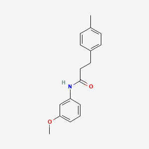 molecular formula C17H19NO2 B5414663 N-(3-methoxyphenyl)-3-(4-methylphenyl)propanamide 