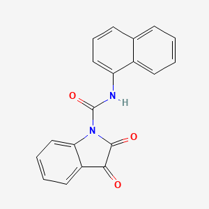 molecular formula C19H12N2O3 B5414816 N-1-naphthyl-2,3-dioxo-1-indolinecarboxamide 