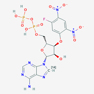 molecular formula C16H16FN7O14P2 B054149 Fdnp-ADP CAS No. 117414-72-9