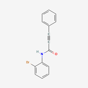 molecular formula C15H10BrNO B5414903 N-(2-bromophenyl)-3-phenylprop-2-ynamide 