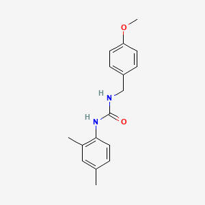 molecular formula C17H20N2O2 B5415096 N-(2,4-dimethylphenyl)-N'-(4-methoxybenzyl)urea 