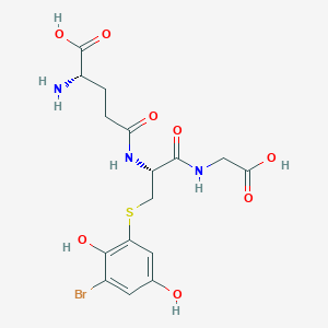 2-Bromo-6-(glutathion-S-yl)hydroquinone