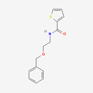 molecular formula C14H15NO2S B5415254 N-[2-(benzyloxy)ethyl]-2-thiophenecarboxamide 