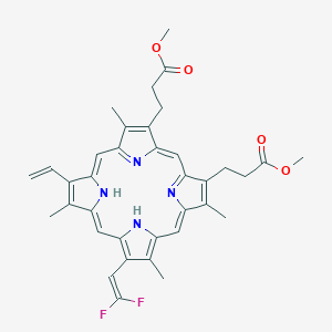 Methyl 3-[8-(2,2-difluoroethenyl)-13-ethenyl-18-(3-methoxy-3-oxopropyl)-3,7,12,17-tetramethyl-22,23-dihydroporphyrin-2-yl]propanoate