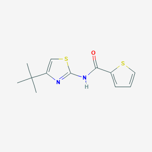 molecular formula C12H14N2OS2 B5416185 N-(4-tert-butyl-1,3-thiazol-2-yl)-2-thiophenecarboxamide 