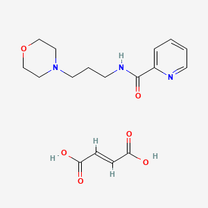 molecular formula C17H23N3O6 B5416197 N-[3-(4-morpholinyl)propyl]-2-pyridinecarboxamide 2-butenedioate 