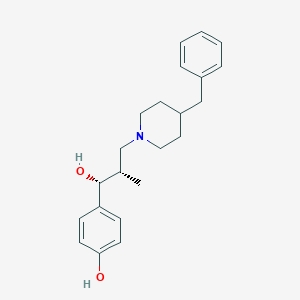 molecular formula C22H29NO2 B541621 4-[(1R,2S)-3-(4-benzylpiperidin-1-yl)-1-hydroxy-2-methylpropyl]phenol CAS No. 169274-78-6