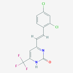 molecular formula C13H7Cl2F3N2O B5417058 SARS-CoV-2-IN-60 