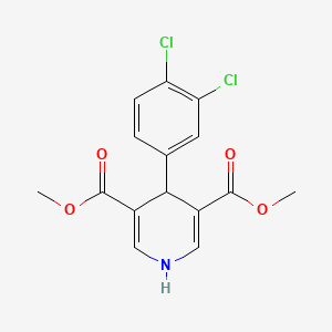 molecular formula C15H13Cl2NO4 B5417255 dimethyl 4-(3,4-dichlorophenyl)-1,4-dihydro-3,5-pyridinedicarboxylate 