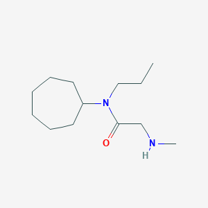 molecular formula C13H26N2O B5417338 N~1~-cycloheptyl-N~2~-methyl-N~1~-propylglycinamide 