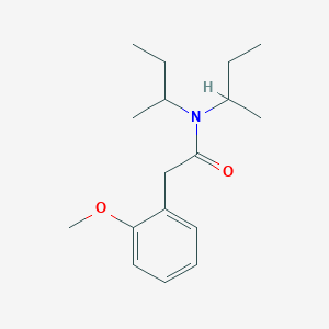 molecular formula C17H27NO2 B5417348 N,N-di(butan-2-yl)-2-(2-methoxyphenyl)acetamide 