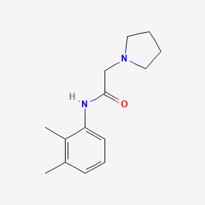 molecular formula C14H20N2O B5417564 N-(2,3-dimethylphenyl)-2-(1-pyrrolidinyl)acetamide 