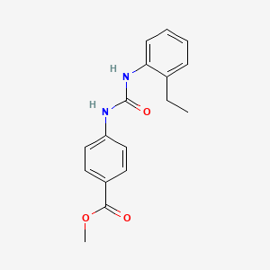 molecular formula C17H18N2O3 B5417576 Methyl 4-{[(2-ethylphenyl)carbamoyl]amino}benzoate 