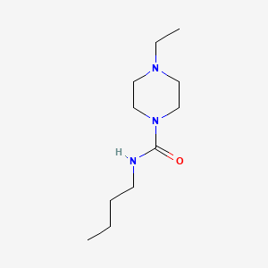 molecular formula C11H23N3O B5418021 N-butyl-4-ethylpiperazine-1-carboxamide 