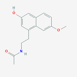 molecular formula C15H17NO3 B054182 3-Hydroxy Agomelatine 