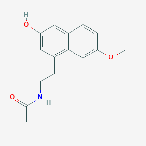molecular formula C15H17NO3 B054182 3-Hydroxy Agomelatine CAS No. 166526-99-4
